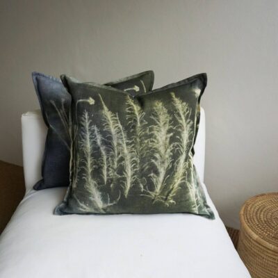 Linen Cushion -60x60- Artemesia Green