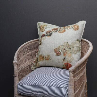 Linen Cushion -60x60- Eco Pennygum Burnt Orange