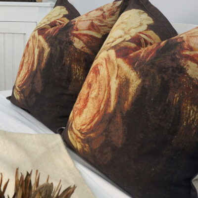 Linen Cushion -60x60- Roses Old World
