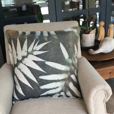 Linen Cushion -60x60- Moss Fern