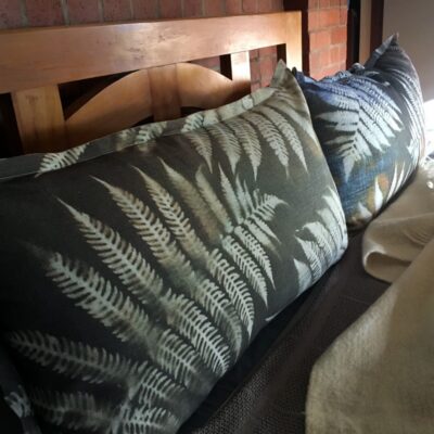 Linen Cushion -50x90- Forest Fern