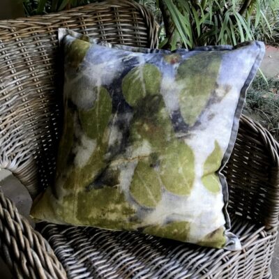 Linen Cushion -60x60- Eco Forest Green