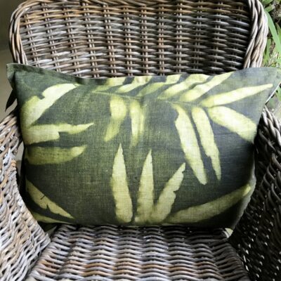Linen Cushion -45x70- Fern Seaweed
