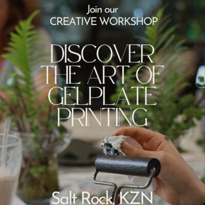 Botanical Gel Plate Printing Workshop - Sat 29 August 2026; Umhlali, KZN