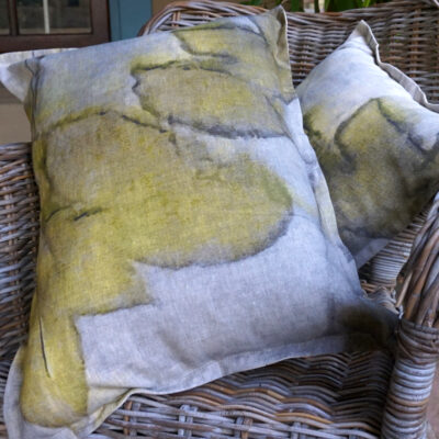 Linen Cushion -45x70- Matcha Mist Large