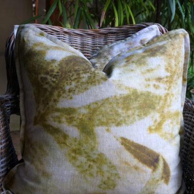 Linen Cushion -60x60- Eco Neutral Pale