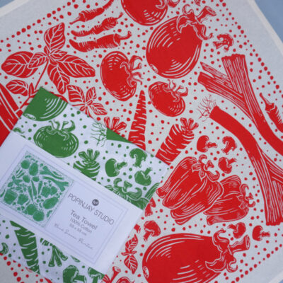 Tea Towel-Garden Vegetables
