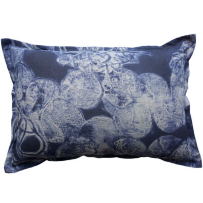 Linen Cushion -45x70- Blue Leaf Eucalyptus